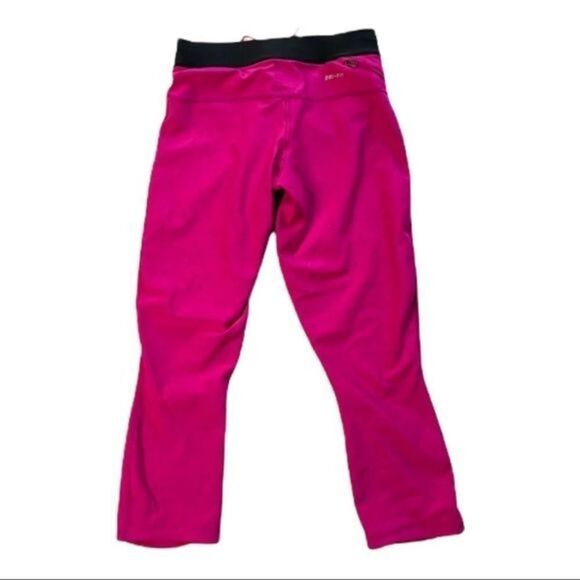 Nike Relay Dri Fit Tight Crop Legging Small Pink - Picture 2 of 7